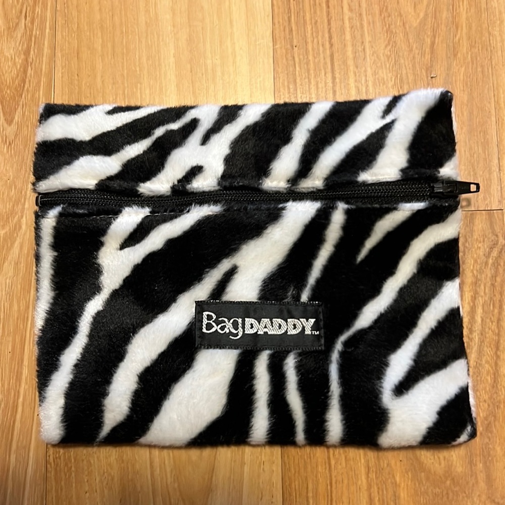 New Big Daddy zebra print Make-up bag